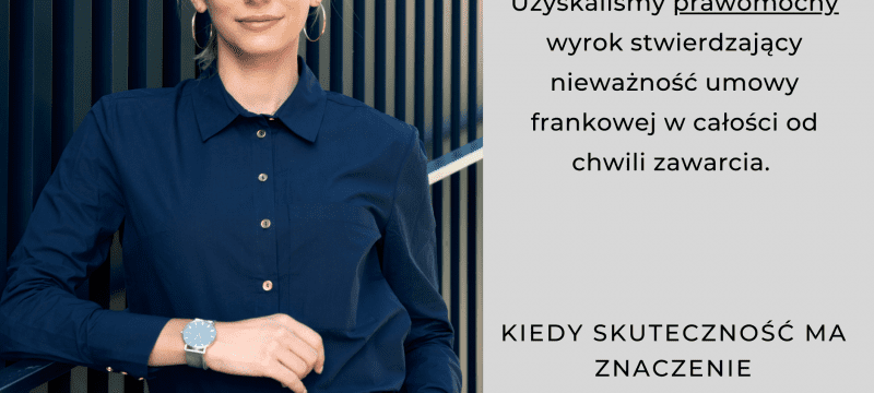 Uwaga Frankowicze! Prawomocna wygrana przeciwko Santander Bank Polska S.A